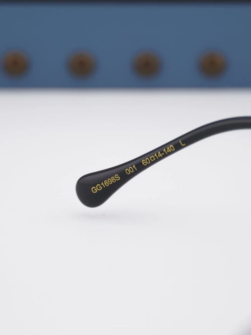 Gucci GG1698S 001 Aviator Sunglasses - Black\ Black